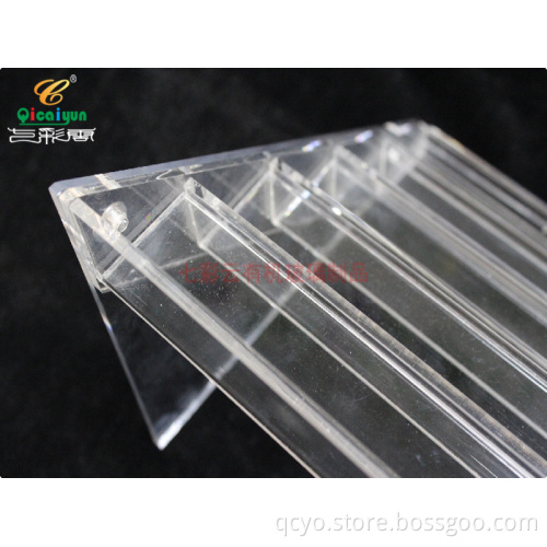 High grade clear acrylic cosmetic display
